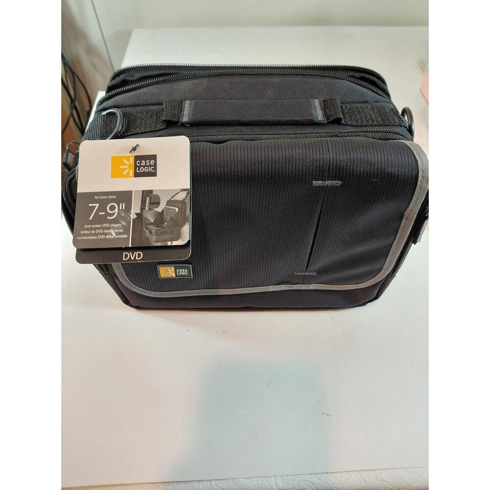 Case Logic PDVD9 Black Carrying Case for 7-9" Dual Screen Portable DVD Players